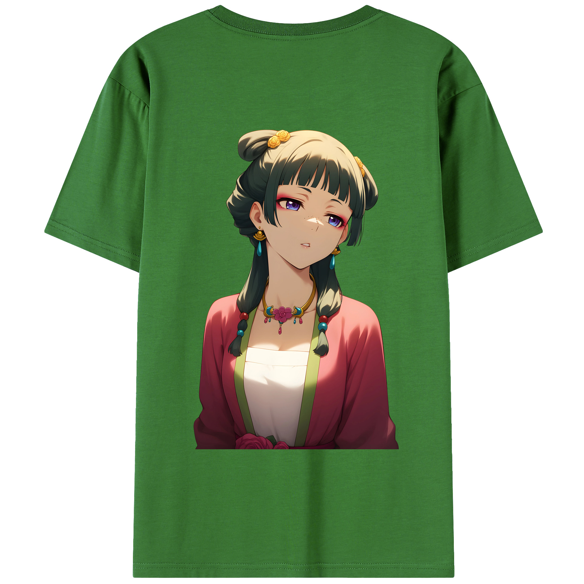 （画像用） 薬屋のひとりごと The Apothecary Diaries レディース半袖Tシャツ(バックプリント)
